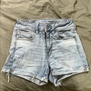 American Eagle Outfitters Light Blue Denim Shorts